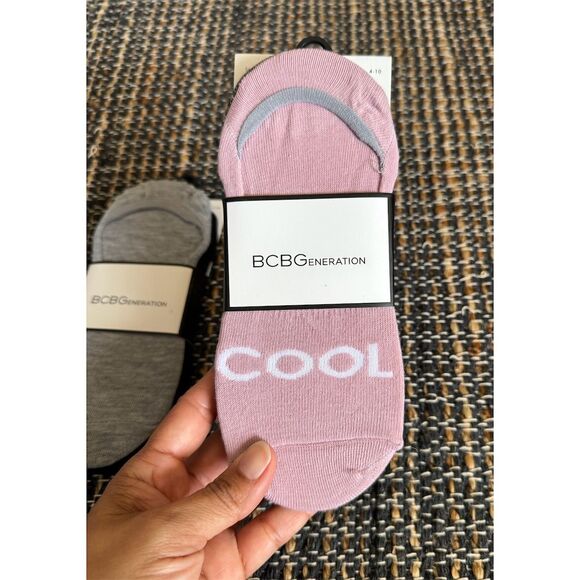 BCBGeneration Women's No Show Socks 3 Pack Multicolor One Size - Picture 3 of 5